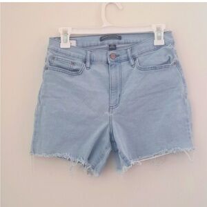 Calvin Klein Denim Shorts with Raw Hem sz 6